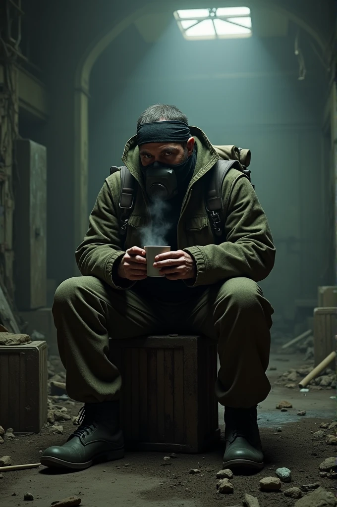 Make a stalker(stalker character from call of pripyat) drinking mate