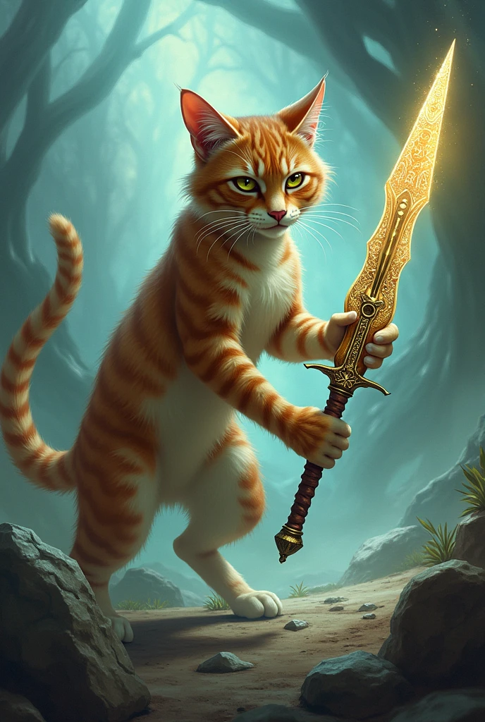 A cat sword
