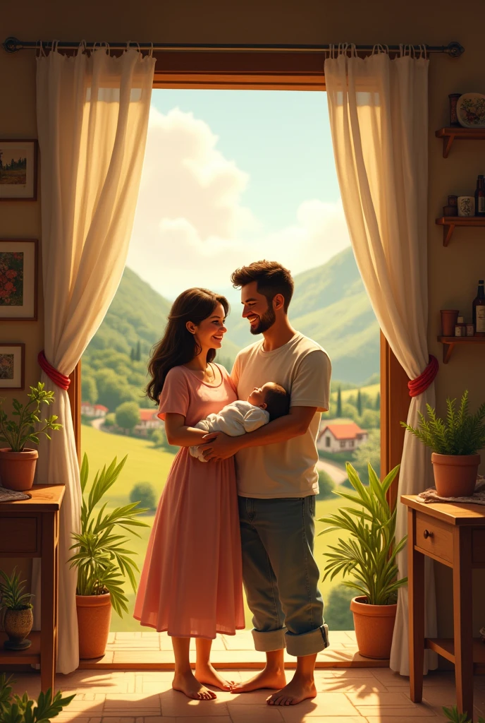 Maya lives with her husband in a beautiful village and a new baby is born to them.
