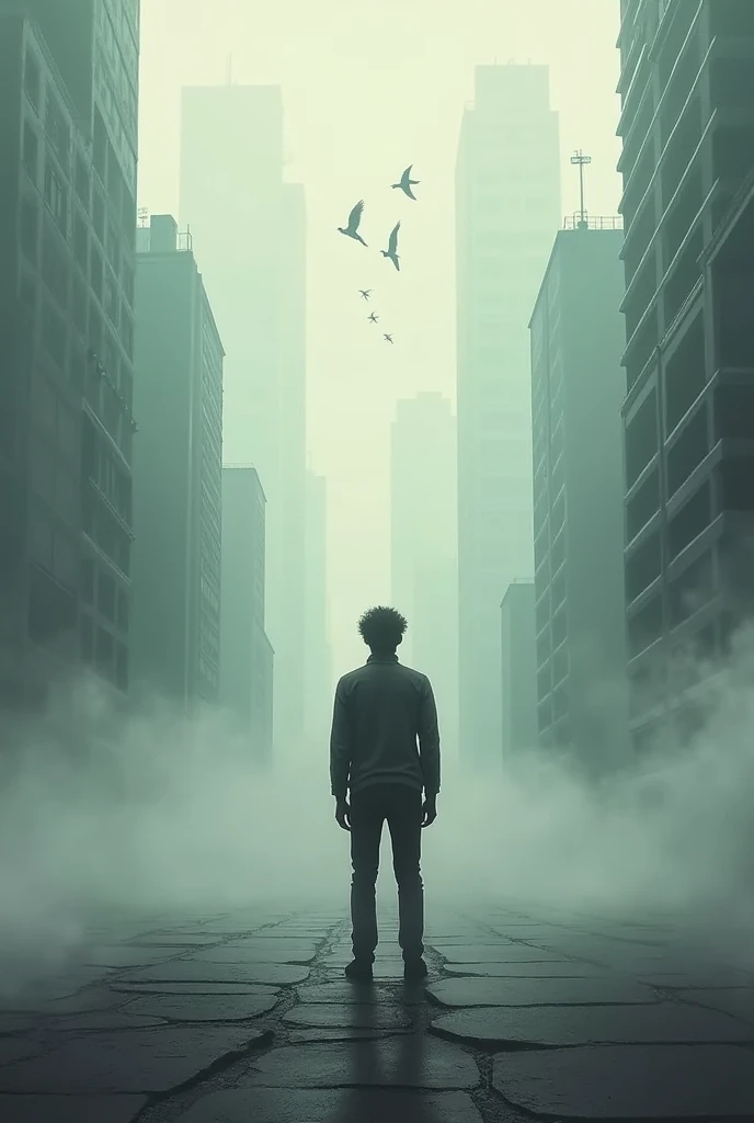 Generates an image of the value of freedom being affected by pollution