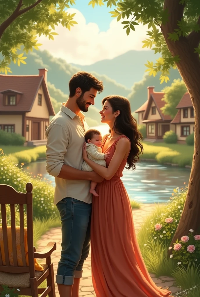 Maya lives with her husband in a beautiful village and a new is born to them.