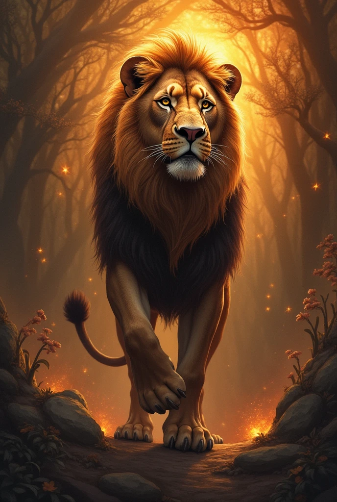 Lion with penis