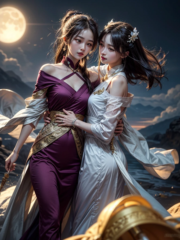 Its shape also,Amazing,Graceful Dragon。Rong Yao Qiu Ju,Huamao Chunsong。The hair is like a light cloud, the moon is shrouded,Drifting like the return of the wind。Far away,Like the sun rising into the sky;Forced to find out,Burning waves。
Fiber is good,Shorten fit。Shoulders as if cut by a knife,Waist as usual。Neck extension,Opalescence。Fangze without adding,Lead Huafuyu。Clouds,Eyebrow trimming。Dan lips are outward,Opalescence teeth are fresh。Bright eyes,Auxiliary Inheritance Rights。
It's beautiful,Yi is still relaxed。Tender and affectionate,Flattering over language。Odd costumes,Bone image should be pictured。The brilliance of the cloth,The Beauty of Eryaobi。Jewelry wearing gold,Embellished with pearls to shine on the body。
Practice the literature of the long journey,The light coat of the mist。The fragrance of the faint orchid,Walking through the mountains。So it suddenly turned around,Take it for fun。Left leaning on Cai,Right shade laurel flag。Hold your wrist in the gods,Genshiba no Chose。