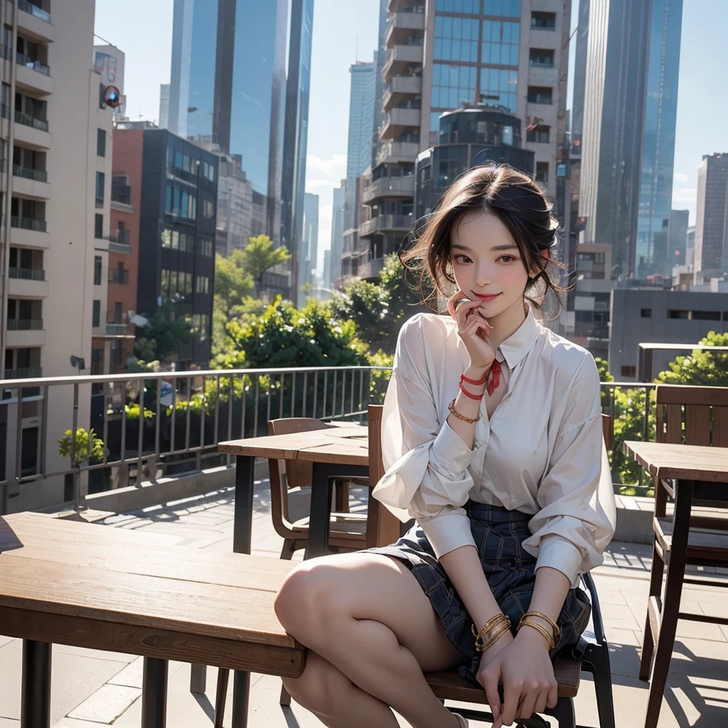 8k、RAW Photos、Highest quality、Super detailed、Super Resolution、Ultra HD、8k wallpaper、Amazing details
ブレザーの制服の ((White blouse with formal collar, Blue Blazer,
Red Check Skirt, Red checkered ribbon on blouse)), Complete limbs, Full Finger,
((((((Starbucks outdoor cafe among skyscrapers))))))
(((((Eat cake、smile)))))
(((Heart Necklace、Gold bracelet)))
((((((Drink Starbucks coffee))))))
((((Full body photo、The whole body is visible、Full body portrait))))
8k、RAW Photos、Highest quality、masterpiece:1.2、Super detailed、Super Resolution、Ultra HD、8k wallpaper、Amazing details、Photorealistic:1.4、Having fun by the water、Full Body Shot、Full body photo、High-resolution RAW color photos、Professional photos、A scene full of emotion、Very detailed and beautiful、Ultra HD、8k wallpaper、Amazing details、Huge file sizes、Highly detailed beautiful girls、Highly detailed face Highly detailed eyes、Extremely realistic skin、 Highly detailed fingers, Highly detailed nose, Highly detailed mouth, Perfect Anatomy, Highly detailed background, Highly detailed clothing, Teen, cute, Famous Japanese Idols, cute, Realistic body, Slender, White skin, Glowing Skin, Slim body, Realistic Face, Delicate eyes, double eyelid,