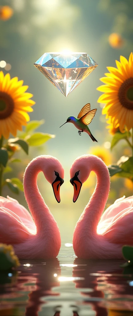 Archetypes:
Hummingbird
Yellow sunflowers
Diamond
Two pink swans forming a heart