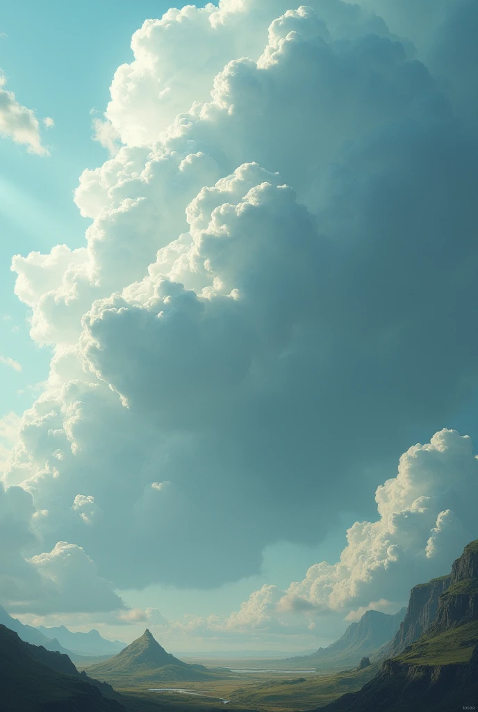 A cloud dominating the world