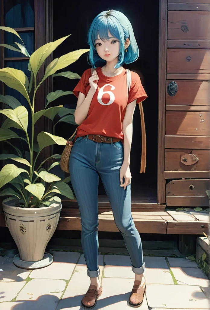 a young korean woman, towel-wrapped hair, ((wear regular t-shirt:2)), beautiful detailed eyes, full body, beautiful detailed lips, extremely detailed face and skin, natural skin, natural lighting, (best quality, 4k, 8k, highres, masterpiece:1.2), ultra-detailed, (realistic, photorealistic, photo-realistic:1.37), natural light, soft lighting, cinematic lighting, dramatic lighting, warm color tones, natural color palette, natural daylight, natural beauty
