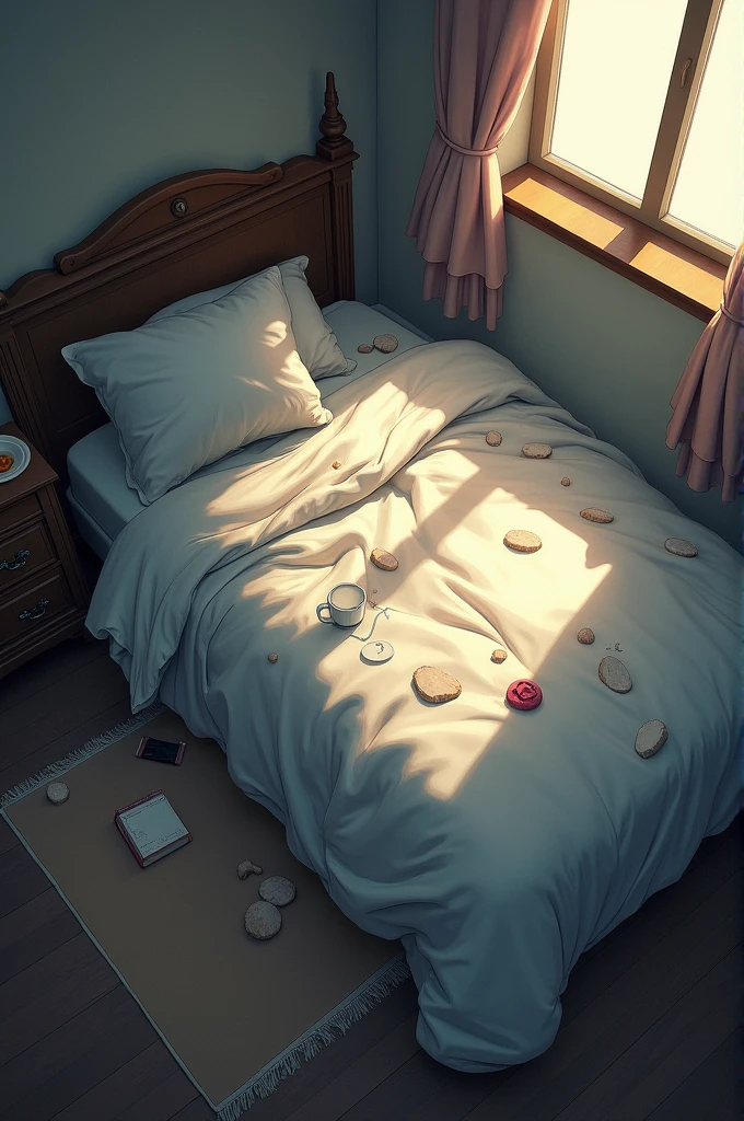 Messy bed