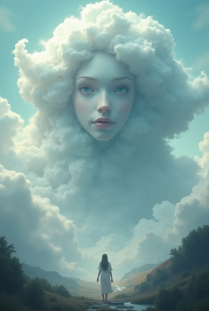 A cloud ruling the world Leave the cloud with a face Leave it with a younger face