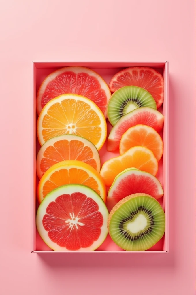 Fruit stripes in visible box pink colour for childres