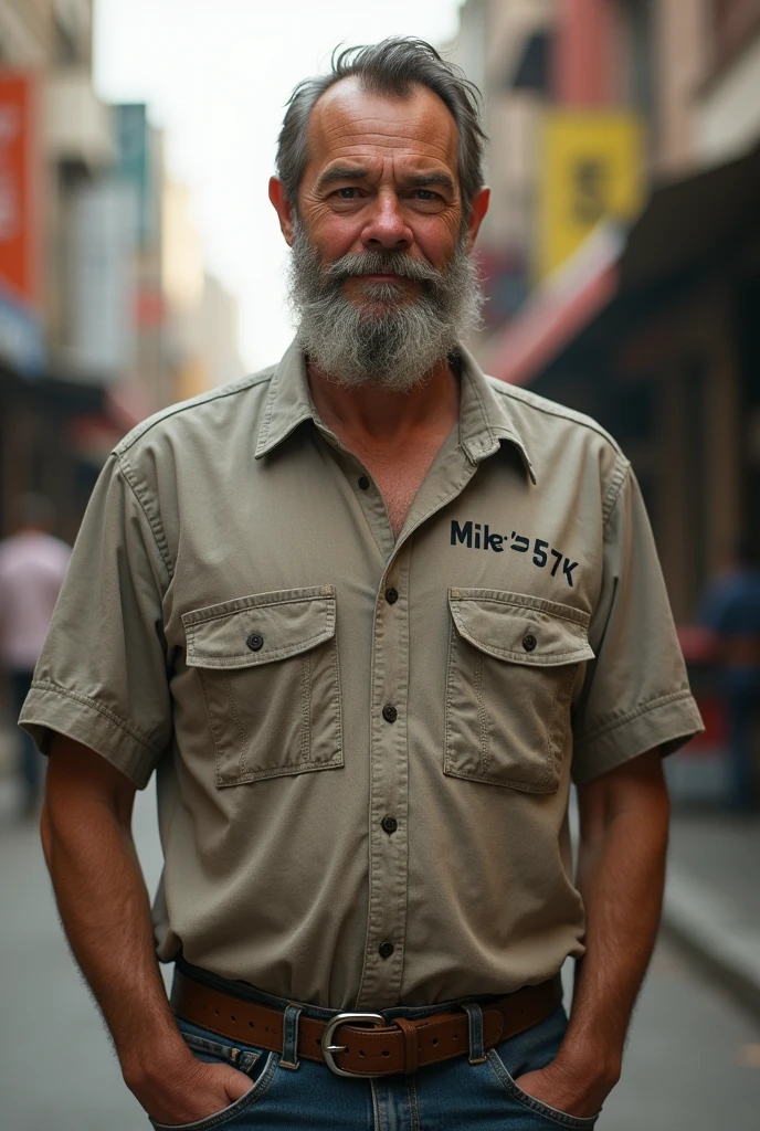 MAN WITH A NAME ON A SHIRTS MIKES 57K 