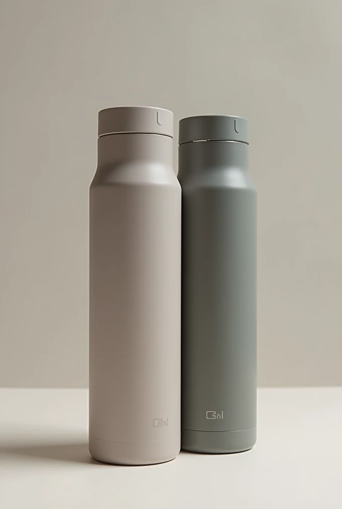 Thermos for drinks with two internal compartments for two different beverages in the same thermos