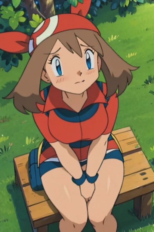 Big chest, chest, Tongue out, whole body,Thighs,accurate, Light blush, Large Breasts, sitting,Looking up,lick,valley