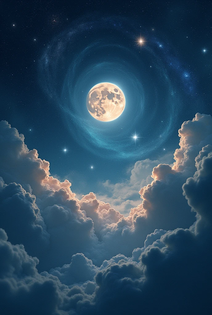 Moon , stars and galaxies
