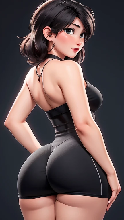 (best qualityer:1.4), body focus, (cute face), work of art, above, ultrarealistic, (((best qualityer))), ((comely Finger)), Gorgeous character design, ,lighting perfeita, colorfully, Ablaze_front_face_lighting, ultra high resolution, high resolution, absurderes:1.2, bokeh:1.2, Lens flare, (Vibrant_colour:1.2), (comely, medium :1.2), (thick-thighs:1.1), thick,
Animated female character, mature, body, sideways back, ((view from above)), empinando a bunda, ((back)), Pale skin, ((wearing a skin-tight black lycra shorts)), ((wearing panthose)) silver necklace with pendant, wrinkles, Red lips, long hair, shot from the back, above