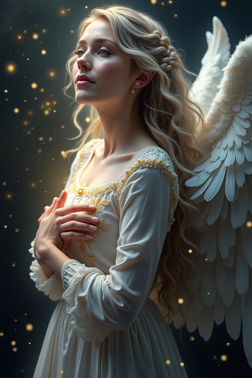 God send me an angel from the heavens above, send me an angel to heal my broken heart from being in love Cause all I do is cry God send me an Angel To wipe the tears from my eyes. --sref https://s.mj.run/K5fMU4BzGYc