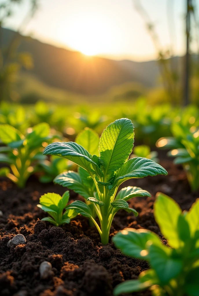 Create a sales image for compost