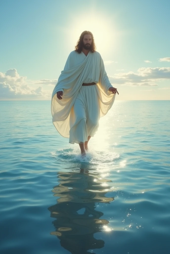 Jesus on the water 