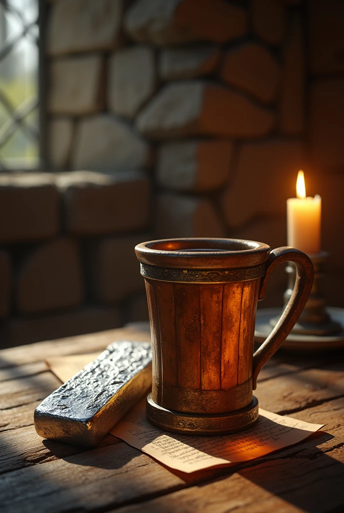Create a medieval mead and a silver ingot