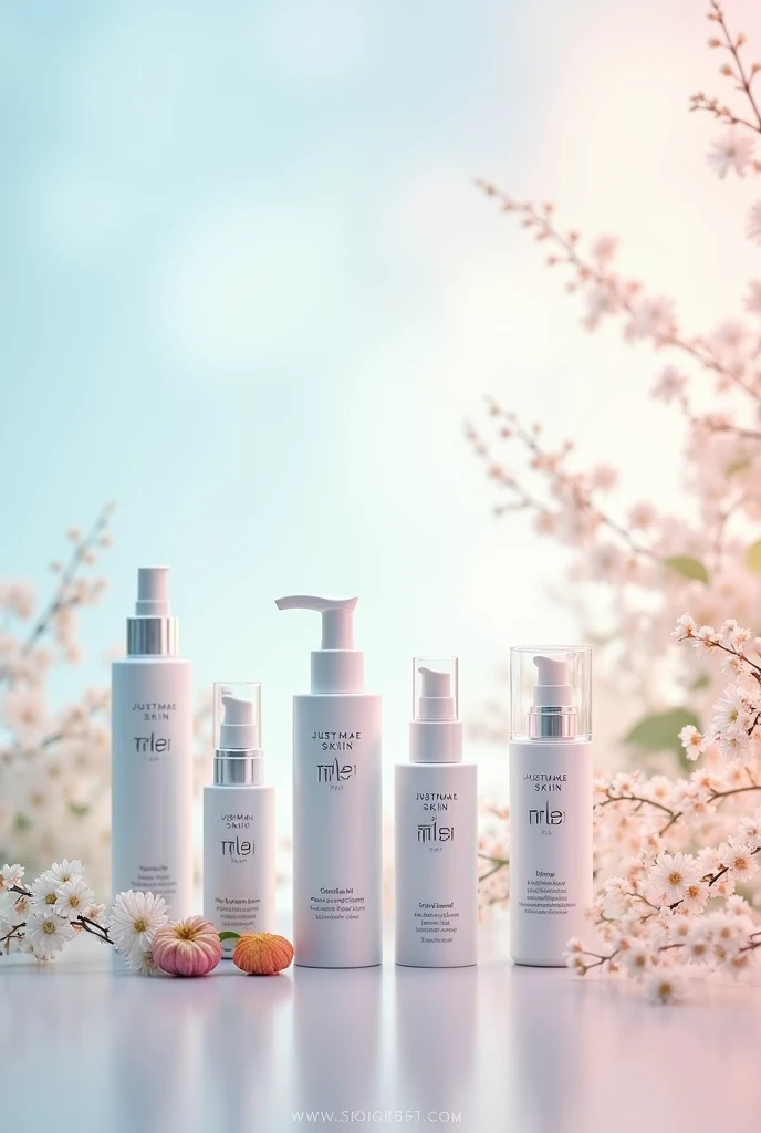 ### **Poster Idea for JustMae Skin**

---

**[Visual Concept: A Clean and Elegant Layout]**

- **Background:** Soft, pastel gradient that transitions from a calming light blue to a gentle pink, symbolizing tranquility and self-care.
- **Central Image:** A sleek, minimalist representation of your product line. This could be a stylized image of your skincare bottles arranged in an artistic manner, perhaps with a subtle glow or shine effect to emphasize their premium quality.
- **Accents:** Delicate botanical illustrations or patterns in the background, subtly highlighting natural ingredients.

**[Text Elements]**

1. **Main Headline:** 
   - *“Illuminate Your True Radiance with JustMae Skin”*

2. **Subheadline:**
   - *“Elevate Your Self-Care Routine with Our Premium, Natural Skincare Solutions”*

3. **Body Text:** 
   - *“At JustMae Skin, we believe that true beauty starts with self-care. Our expertly crafted skincare products blend natural ingredients with innovative formulas to cater to every skin type and need. Experience the confidence that comes with glowing, healthy skin. Discover our range and embrace the essence of radiant beauty.”*

4. **Call to Action:**
   - *“Explore More at [Your Website URL] | Follow Us for Tips and Updates!”*

5. **Tagline:**
   - *“Crafted for Confidence. Designed for You.”*

**[Additional Elements]**

- **Product Highlights:** Briefly feature a few key products with small images or icons next to their unique selling points (e.g., “Hydrating,” “Nourishing,” “Brightening”).
- **Customer Testimonials:** Include a short, impactful quote from a satisfied customer to build trust and connect emotionally.

**[Design Notes]**

- Use a clean, sans-serif font for a modern and readable appearance.
- Ensure all text is well-organized and easily readable against the background.
- Incorporate a consistent color palette that aligns with your brand’s identity, creating a harmonious and visually appealing poster.

---

This approach ensures that your 