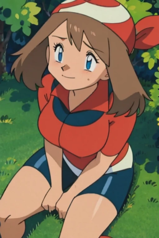 Big chest, chest, Tongue out, whole body,Thighs,accurate, Light blush, Large Breasts, sitting,Looking up,lick,valley