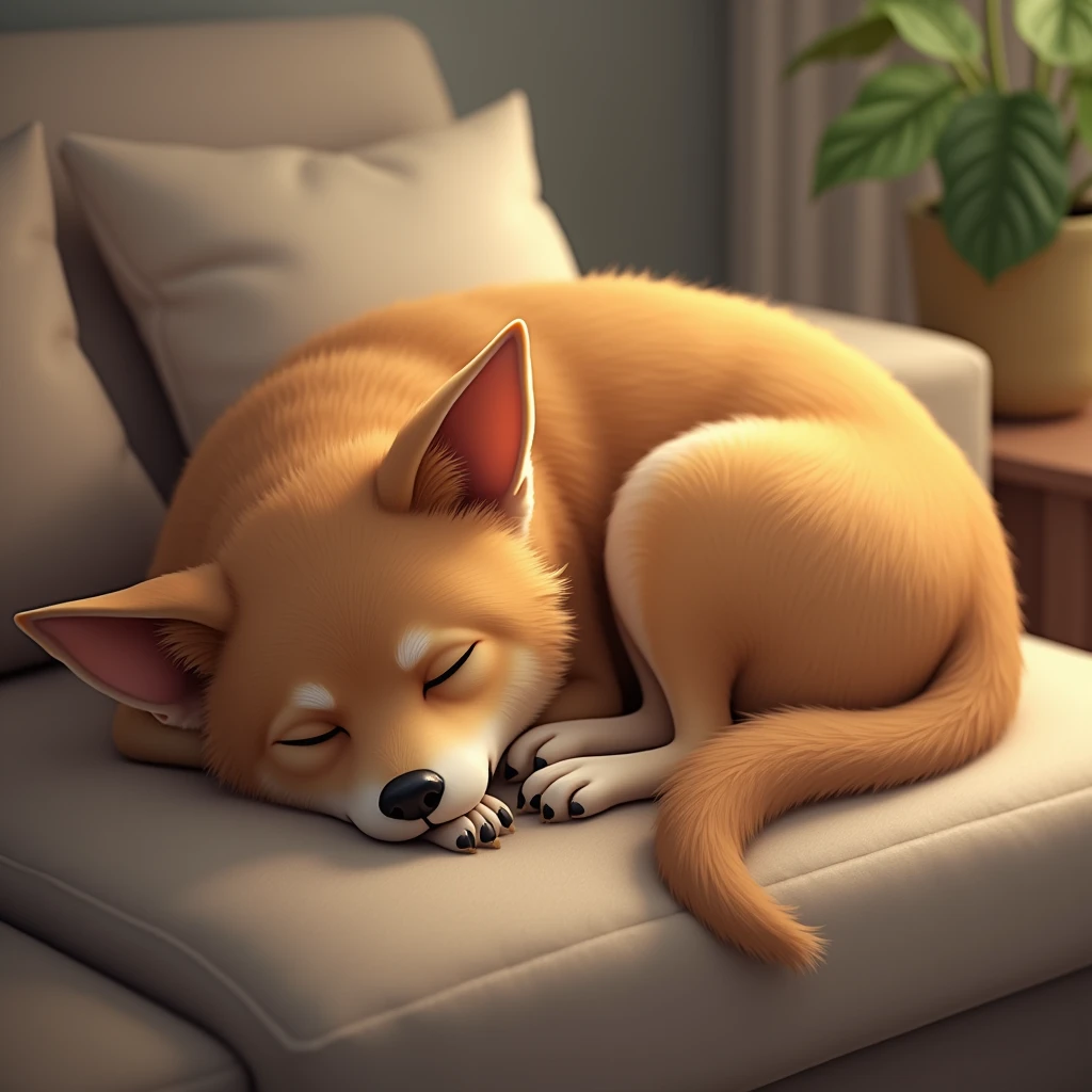 sleepy dog