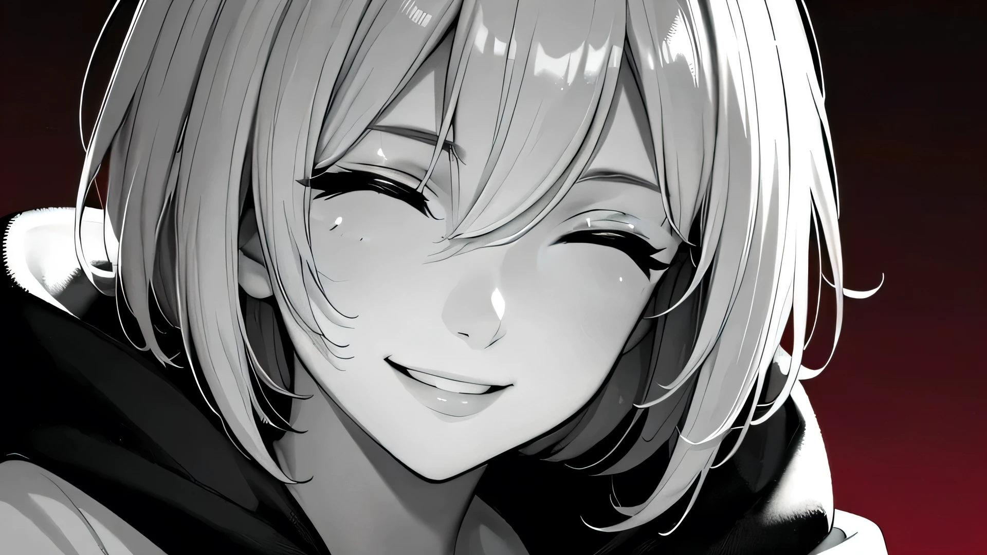 (closed eyes)