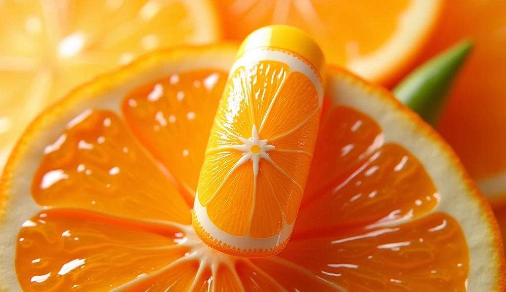 Orange Peel Nail Art: This design brings the zestiness of fresh oranges to life. The center of the nail showcases a detailed orange slice, complete with the natural segments and pulp texture. The background is a textured, 3D orange peel effect, blending seamlessly into the fruit design. Some nails are accented with delicate drops of "juice," adding a refreshing and dynamic touch to the overall look.