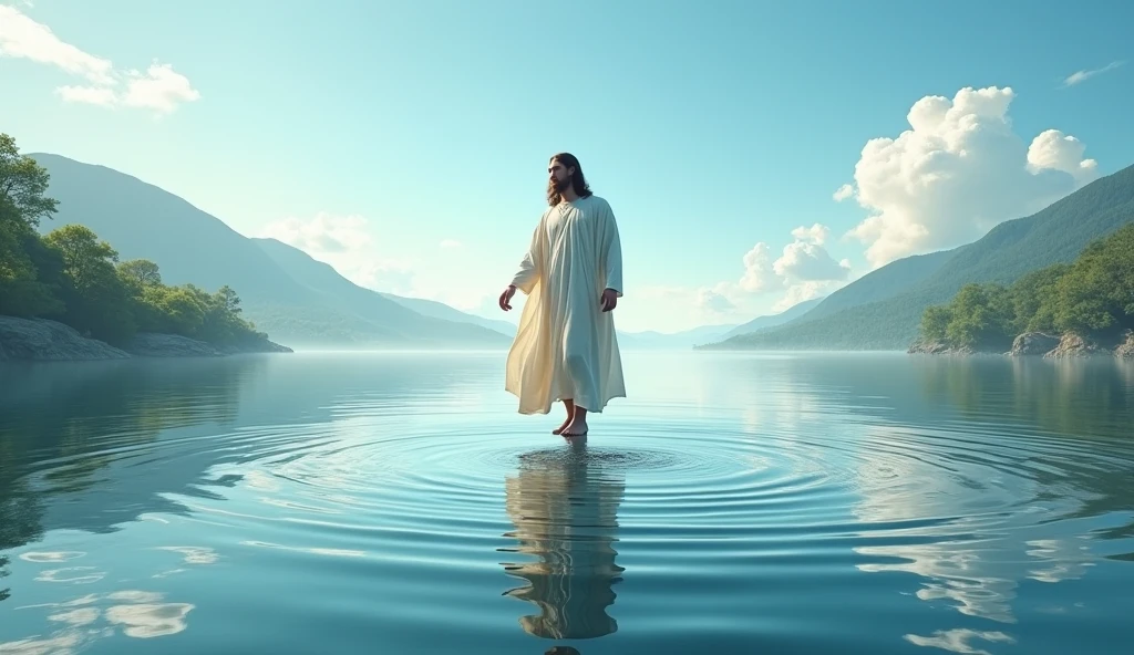 Jesus on the water 