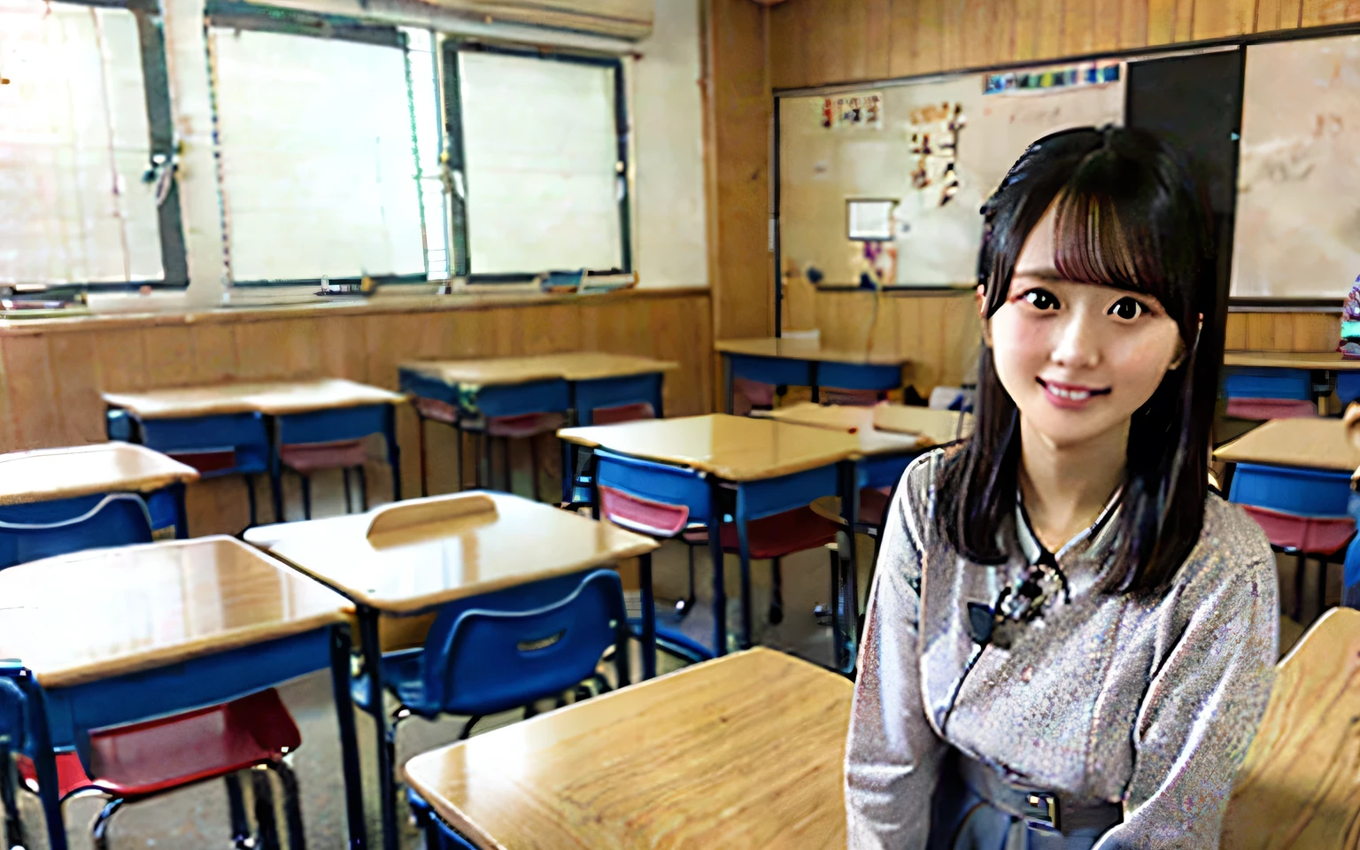 20-year-old teacher、classroom