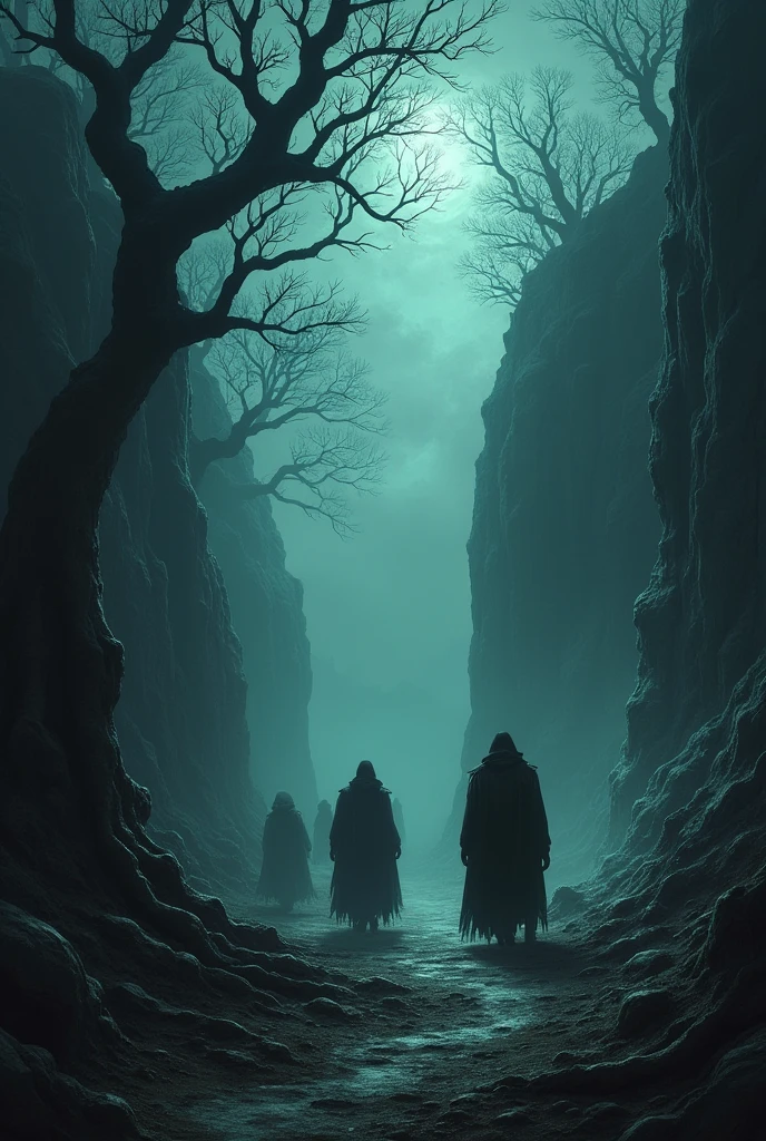 Create an image about dark land
