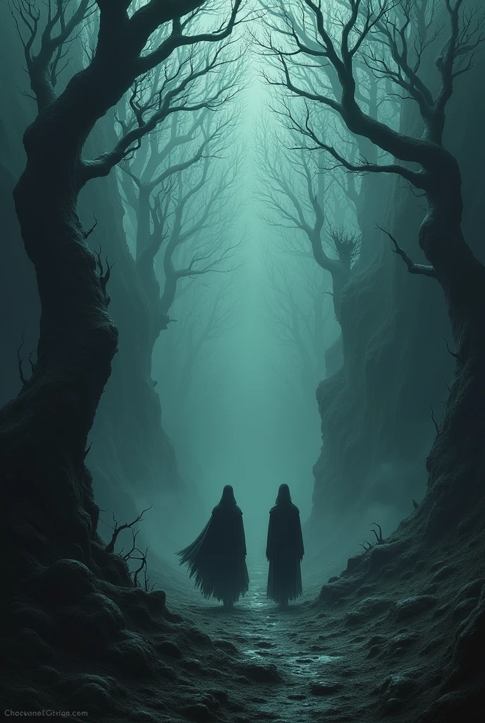 Create an image about dark land