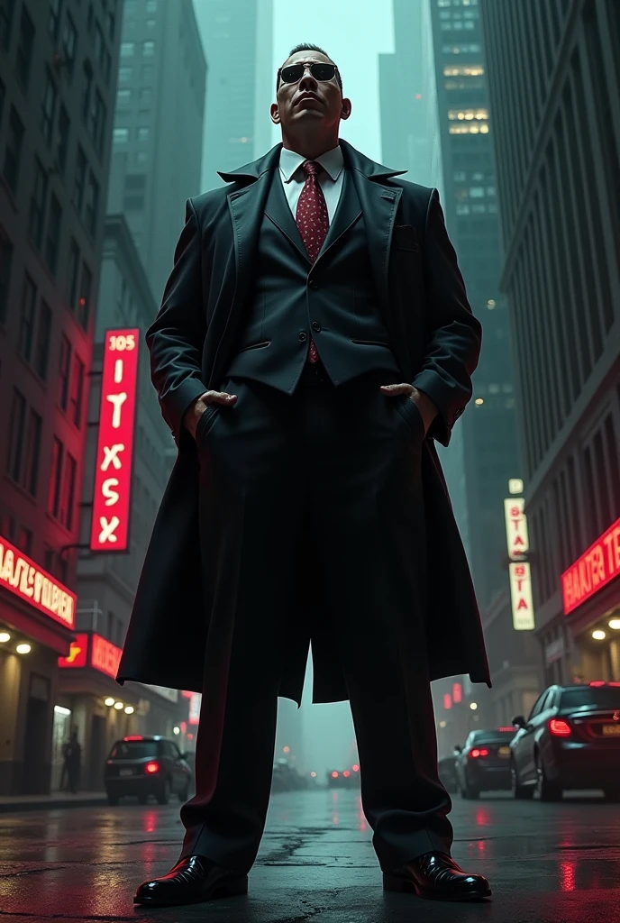 Create an album cover in the gangster aesthetic