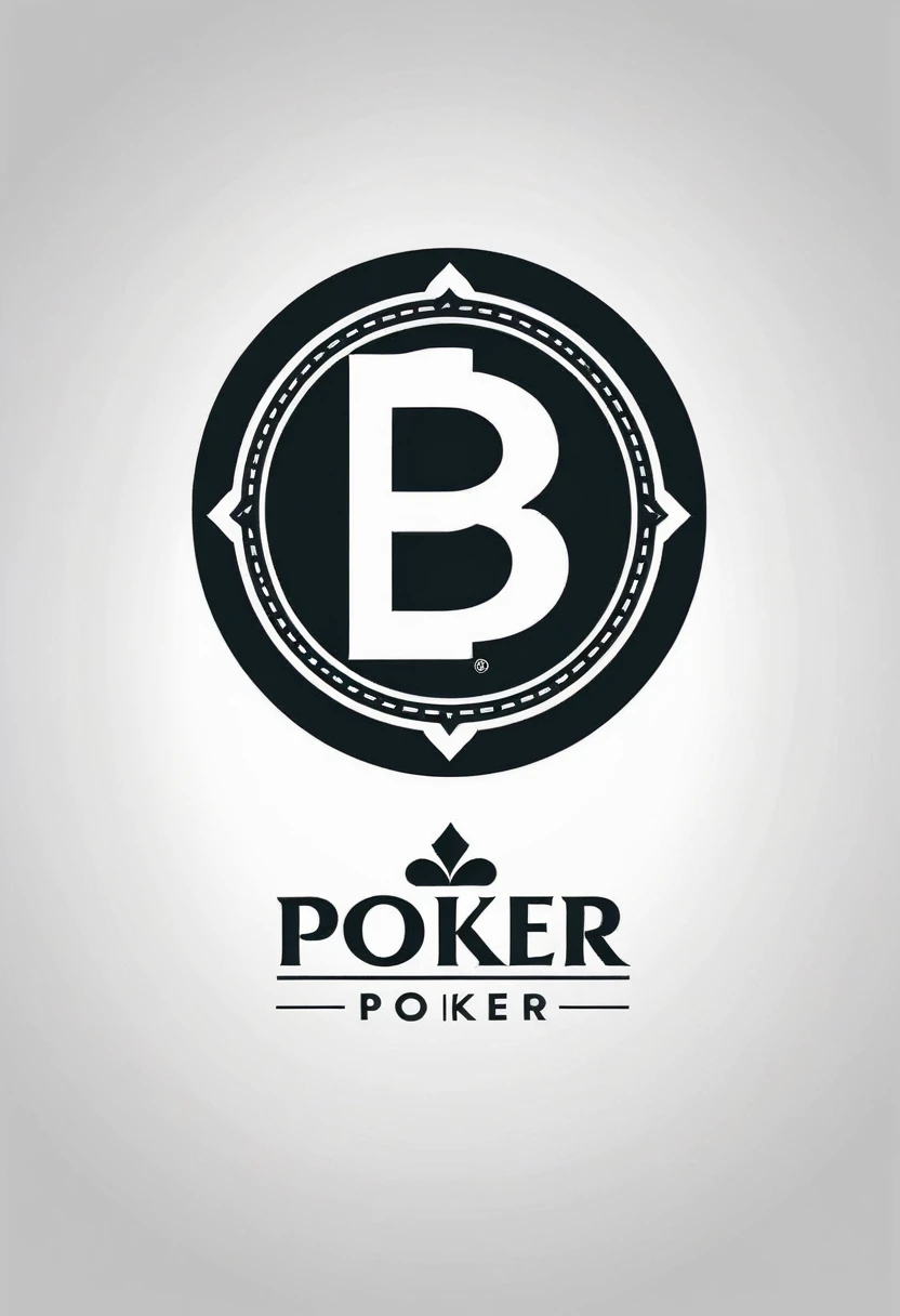 Create a modern and minimalist logo for a poker company that incorporates the letters 'BP'. The logo should be easily recognizable and convey a sense of sophistication and luxury. The design should be simple and not overly complex, featuring clean lines and minimal ornamentation. The logo should be suitable for use on cards, merchandise, and online platforms. Provide a high-resolution image of the logo design, including the letters BP.