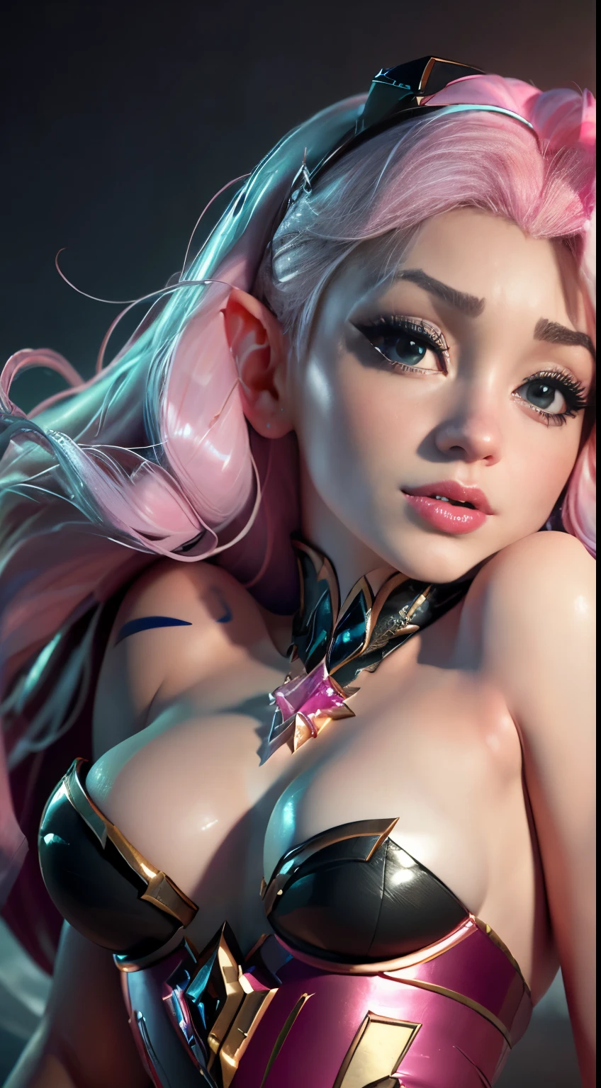 Elfgirl (rose quartz waifu SU-elsa waifu frozen Disney mezclando modelos .) (ultra fUSION of white and pink hair) Highly detailed CG unity 8k wallpaper, style shot, complex, High detail, dramatic, highest quality movie still image, Very detailed, masterpiece, Best Quality, character design, elsa, elsa from frozen,fusión Diamante Rosa (( dark style)), realistic and ultra detailed rendering style, natural light, sharp character design, (hard focus, 8k), (((Natural skin texture))), 8k textures, soft cinematic lighting, Adobe Lightroom, dark room, HdR, sophisticated, elegant, rich detail, Sharp focus appearance) )), calming tones, frenesí de detalles, intricate detail, Super detail, low contrast, Soft film Lighting, Muted colors, Exposure Mix, HdR, Desteñir, 35mm, f/1.4, THEY ARE LIKE THIS, f16, 25 sec.