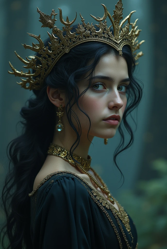 young woman fascinated by Greek mythology and supernatural creatures, grew up with a deep desire to find a mythical entity. Since small, she was enchanted by stories about the goddess Nyx and the mysteries of the night. In his tireless search, delved into the occult, studying rituals and ancient traditions. Her dedication led her to a deep connection with the dark forces of the night.. give me a list of names based on this story