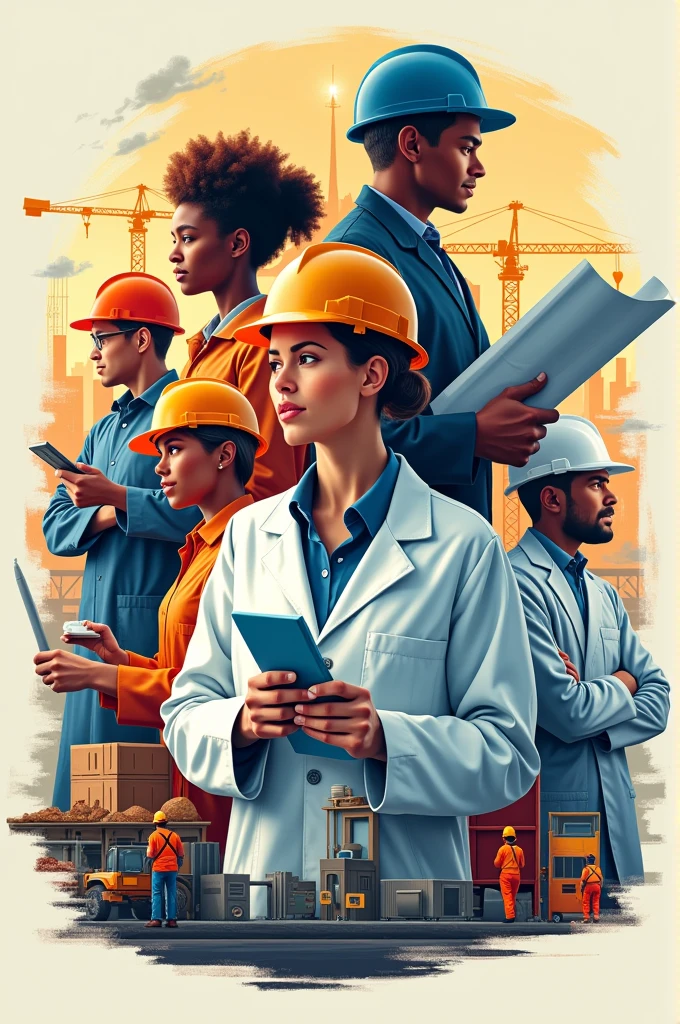 Create a poster about professional vocations