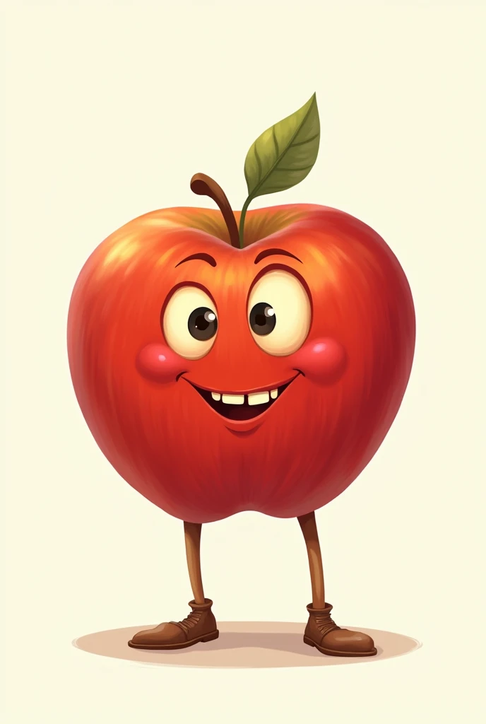 Apple with legs