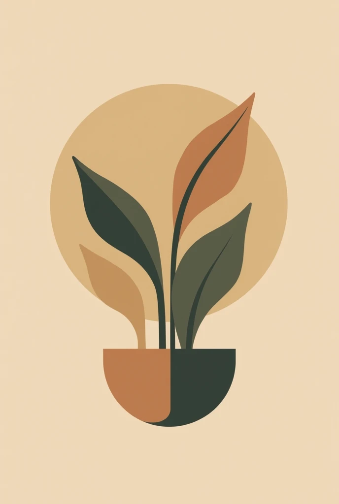 Create a commercial logo for the artisan production of plant pot bases