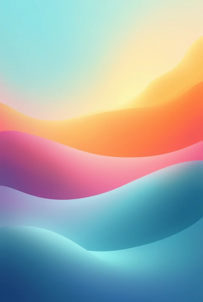 a total background with the color codes #3BF1F5 ; #F58026; #B0DCF5,