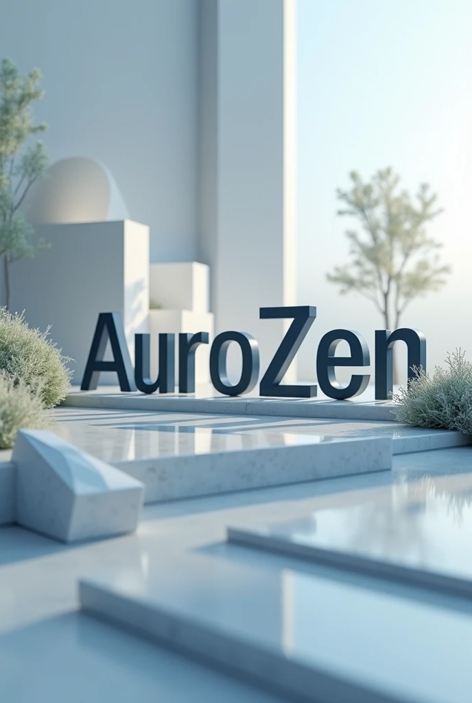 A high-resolution 3D image with the full name AuroZen and a background that references a service that offers profitable investments 