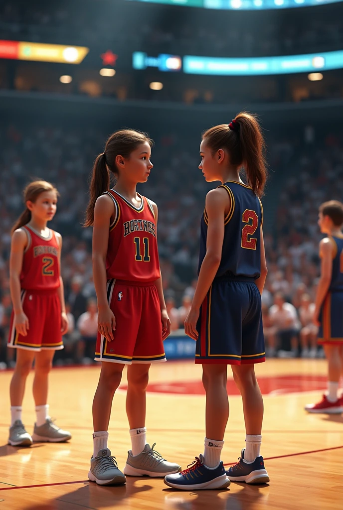Separate women's and men's basketball, highlighting the type of clothing they wear during the game.