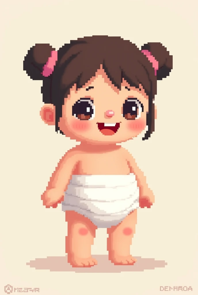 Pixel arr diaper girl