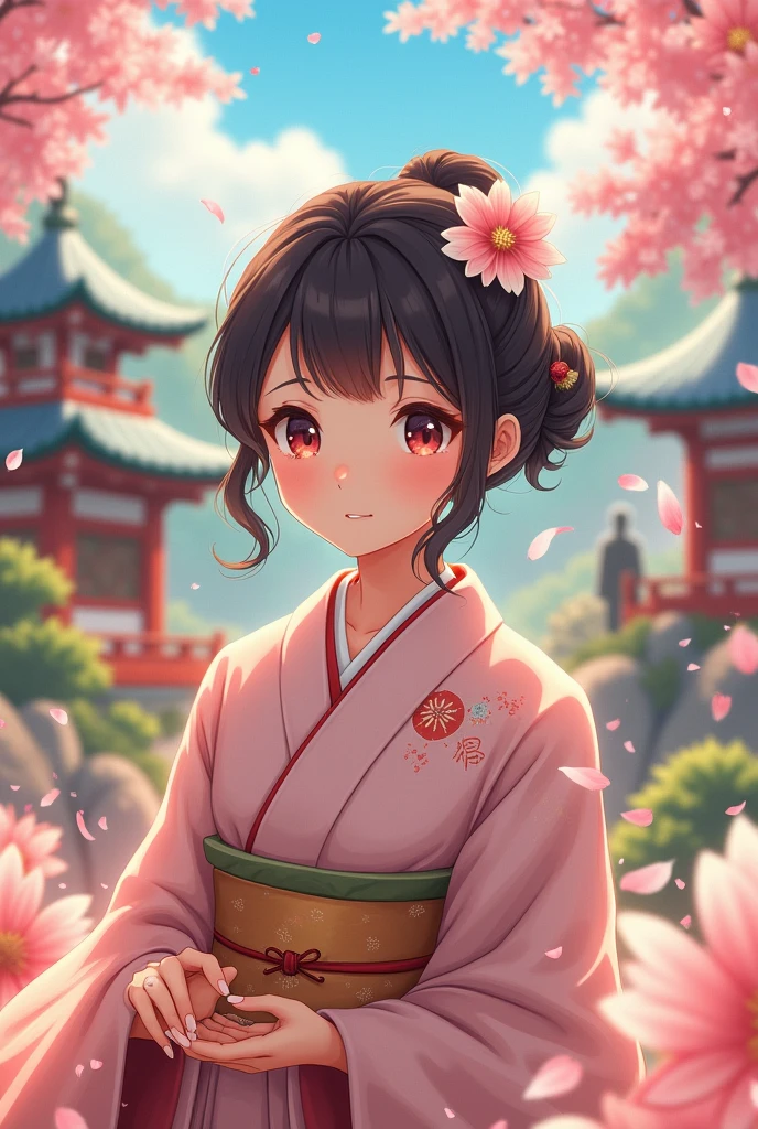 my mom in anime world