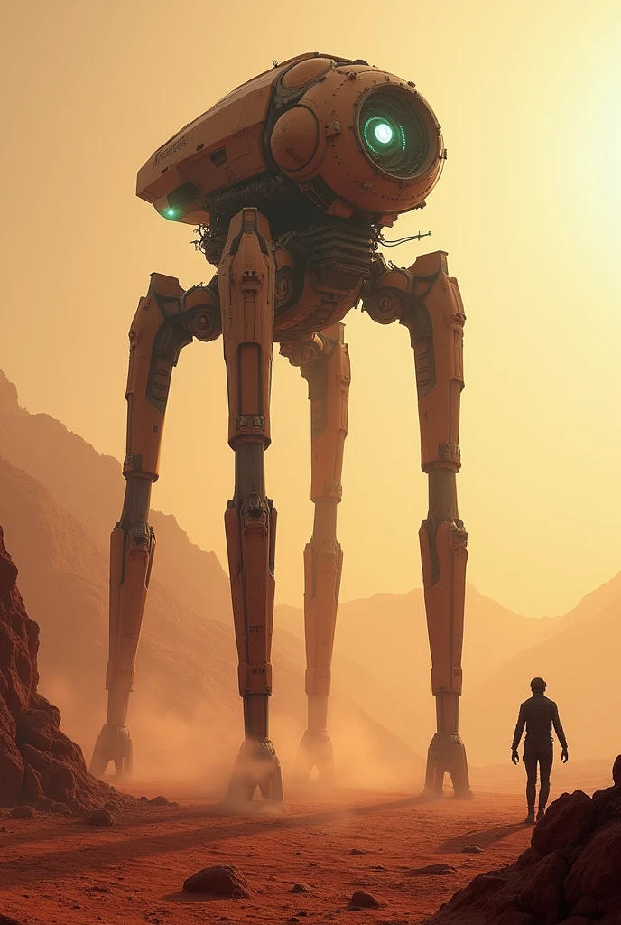 A Martian tripod