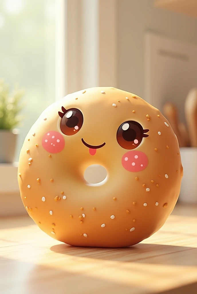 Cute bagel