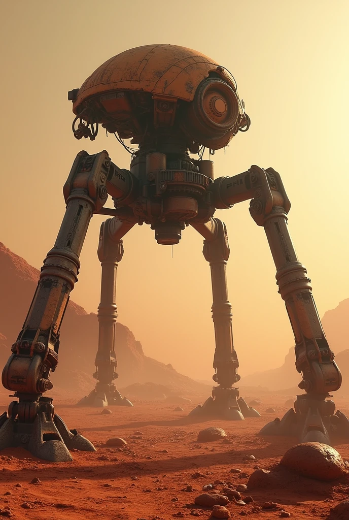 A Martian tripod
Destroyed