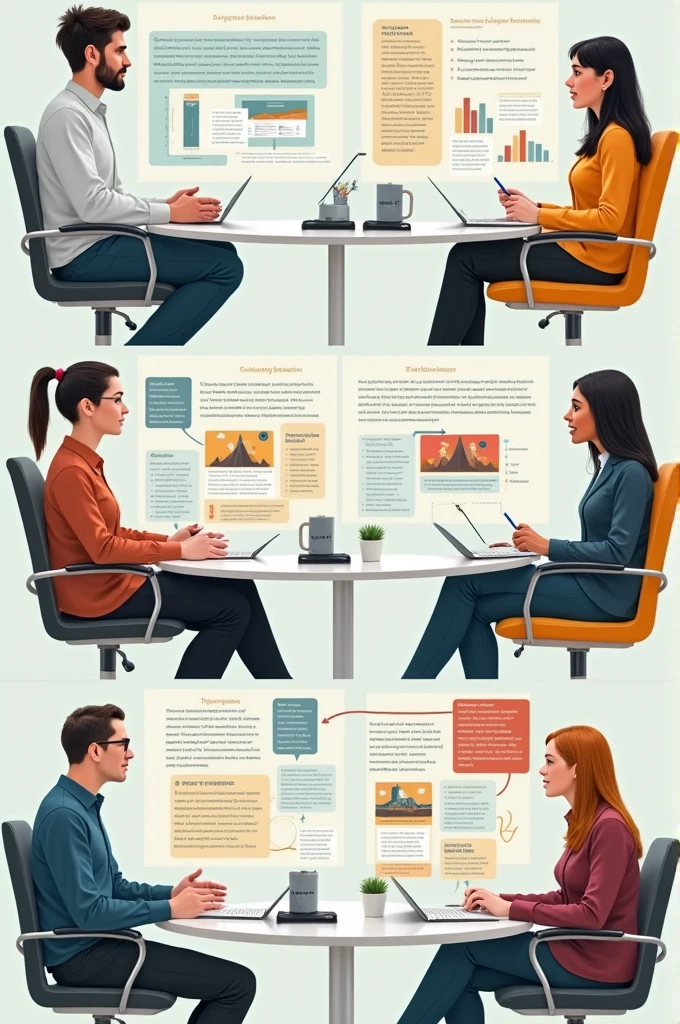 I'm using a type of structured and semi-structured interview