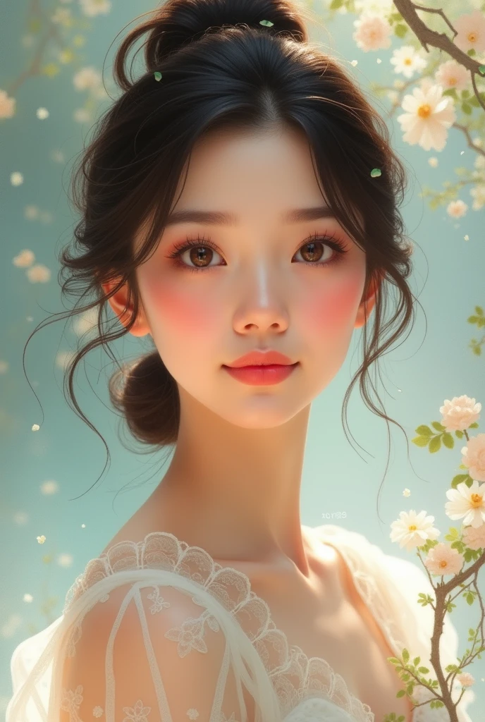 make an image that says "Aunt Any is the most beautiful"