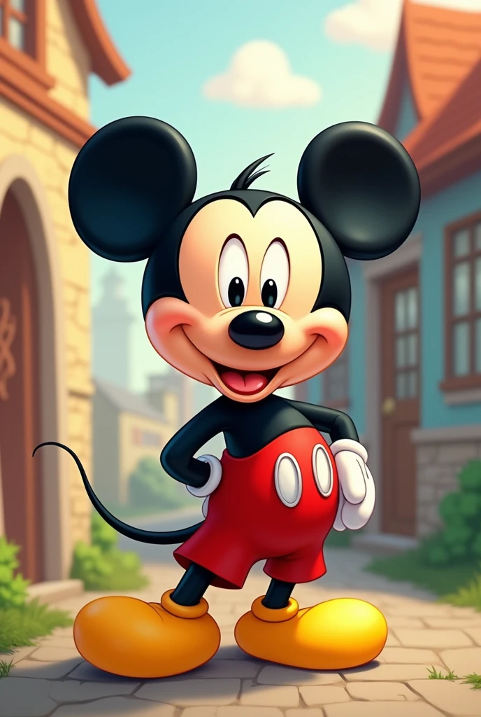 Mickey classic as a dachshund